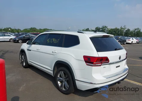 2019 Volkswagen Atlas 3.6L V6 Sel R-Line z USA, uszkodzony, nr VIN 1V2RR2CA0KC614026